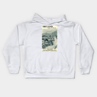 Vintage Travel - Ireland Kids Hoodie